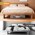 2 Pack Under Bed Storage Bags, 75L Foldable Clear Containers with Handles | Dual Zipper Storage Bins for Comforters, Bedding, Blankets, Closet Organizer for Clothes, Linen Sheets, Sweaters - Image 6