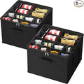 Lifewit Shoe Storage Organizer for Closet, Holder Box, 2 Pack, Black by Lifewit