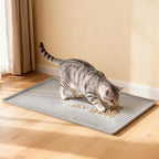 Under Sink Mat 22" X 19", Waterproof Silicone Cabinet Kitchen Liner, Gray - Image 6