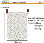 NTAOHAMPER Dragonfly Large Laundry Hamper,Laundry Basket,Baby Nursery Hamper,Waterproof Storage Bin,Clothes Organizer Basket,Room Decor(Dragonfly） - Image 2