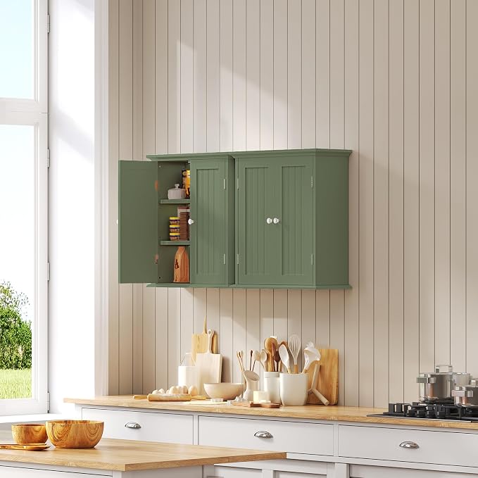 ChooChoo Bathroom Wall Cabinet with 2 Doors, Over The Toilet - Image 4
