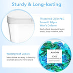 Lifewit Laundry Pods Container with Pop-up Lid, 0.72gal, 3 Pcs - Image 5