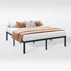 Hafenpo 12 Inch Full Bed Frame, Under Bed Storage, Black - Image 9
