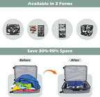 Surblue Hanging Closet Storage Bag Collapsible 3-Shelf Washable Oxford Fabric with 2 Hooks (L 11.41 * 11.41 * 19.68in, Camouflage) - Image 3
