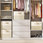 Plus Size 2 Pack Shoe Organizer for Closet, Foldable Shoe Storage Box | 16–24 Pair Shoe Storage for Sneakers, Boots & Heels with Adjustable Dividers, Clear Cover & Space Saving Closet Storage - Image 5