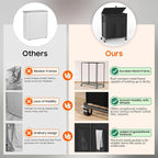 250L Laundry Hamper with Lid & Wheels, Rolling Laundry Basket with Bag - Image 3