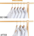 Clothes Hanger Connector Hooks, 36 Pack Gold Metal Cascading Extender Clips, Sturdy Mini Hanger Hooks for Velvet Hangers, Closet Space Saving Organizer - Image 4