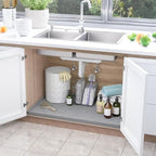 SIKADEER Waterproof Under Sink Mat Silicone 28" x 22" Kitchen Cabinet liner - Image 2