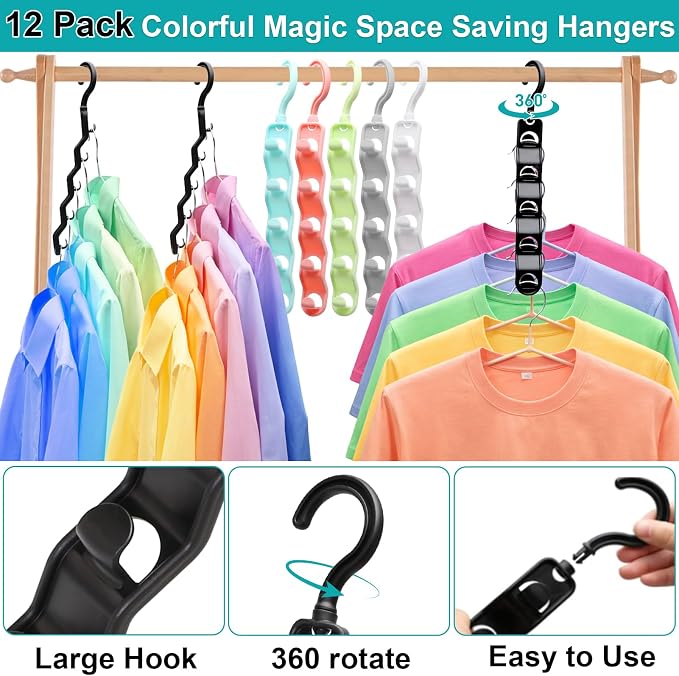 Closet Organizers and Storage,Organization and Storage Clothes Hanger - Image 4
