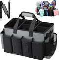 Wearable Large Cleaning Caddy Bag for Housekeepers (Black&Gray) by wigojoy