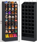 UVIAHOMI 30-40 Pairs Over the Door Shoe Organizer, 40 Breathable Pockets Hanging Shoe Storage for Closet, 10-Tier Door Shoes Rack, Handing Shoes Holder Fit All Family's Sneakers, Boots by UVIAHOMIHOMEORGANIZER