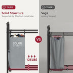 Tajsoon 5 Bag Laundry Sorter Cart, Laundry Hamper 5 Section, 5 Colors - Image 3