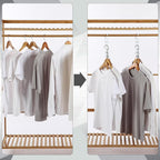 8 Pcs Space Saving Hangers for Clothes, Heavy Duty Plastic Space Saver Vertical Hanger, Closet Storage Organizer, College Dorms & Storage Closet Organizer for Shirts Pants Jeans - Image 6