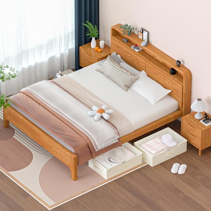 EE-RoomWorld Under Bed Storage with Wheels, No Assemble Required 10 inches height Under Bed Storage bins,Large capacity Rolling Underbed Shoe Storage containers，dorm underbed storage drawers - Image 5