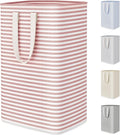 Lifewit 75L Large Collapsible Laundry Basket with Extended Handles, Pink by Lifewit