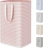 Lifewit 75L Large Collapsible Laundry Basket with Extended Handles, Pink by Lifewit