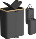 SONGMICS Laundry Hamper with 2 Lids, 150L Laundry Basket，2 Compartments by Unknown