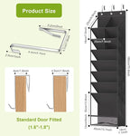 Over the Door Shoe Organizer for 16-20 Pairs, Black - Image 3