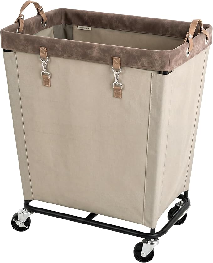 StorageWorks 210L Laundry Basket with Wheels, Rolling Hampers for Clothing by StorageWorks