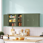 ChooChoo Laundry Cabinet with 3 Doors and Adjustable Shelves - Image 2