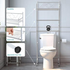 Home Zone Living Over-the-Toilet Bathroom Storage Cabinet Organizer - Image 6
