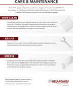 REV-A-SHELF Polymer Full-Circle 2-Shelf Lazy Susan w/Dependent Hardware for Corner Base Cabinets - Image 6