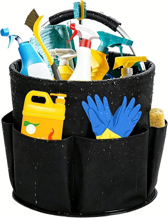 Cleaning Caddy with Handle,Cleaning Supplies 17L Foldable Storage Basket by Unknown