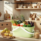 Pulseplay Plastic Shower Caddy Basket,Storage Basket with Handle Green - Image 7