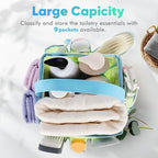 EUDELE Mesh Shower Caddy Portable, 8-Pocket Large Capacity, Quick Dry, Easy Clean, Ideal for Beach, Swimming, Gym, Travel - Image 4