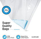 Large Storage Bags With Zipper Top - 3 Gallon Size, 16" x 18", Extra Large Plastic for Clothes, Travel, Moving, Large Reusable freezer bags, BPA-Free, 2-mil Thick (X-Large, 50, Count) - Image 4