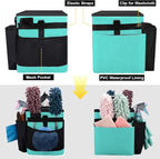 Wearable Large Cleaning Caddy Bag for Housekeepers (Lakeblue) - Image 5