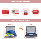 Surblue Hanging Closet Storage Bag Collapsible 3-Shelf Washable Oxford Fabric with 2 Hooks (XL 17.71 * 11.81 * 20in, Snow) - Image 3