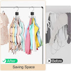 2 Pack Tank Top Hanger, Bra Hanger for Closet Organizer Max 36 Capacity - Image 3
