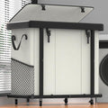 Laundry Basket with Wheels, 230L(60Gal) Laundry Sorter 3 Section - Beige by Unlockyourhomestoragelife