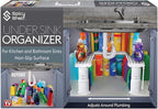 Expandable Under Sink Organizer and Storage I Bathroom Under the Sink Organizer Kitchen Under Sink Shelf I Cleaning Supplies Organizer Under Sink Storage I EXPANDABLE HEIGHT DEPTH & WIDTH by SpicyShelf