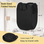 Upgraded Pop-up Laundry Hamper 2 Pack, 70L(18.5 Gal) Laundry Basket with Thickened 600D Oxford Fabric,2.4X Denser Mesh Side Pocket, 0.2mm Added Thickness Steel Frame, Easy to Open and Fold for Storage - Image 2