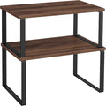 SONGMICS Cabinet Organizer Shelf, Set of 2 Spice Rack, Kitchen Storage by Unknown