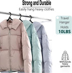 Travel Hangers, Portable Folding Hangers for Travel,Foldable Hangers - Image 4