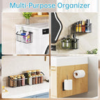 NiHome 5PC Cabinet Door Lid Organizer, Metal Basket for Tumbler Tupperware - Image 6