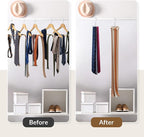 ZEDODIER Tie Hanger for Closet, Rotating Tie Organizer, Holds 8 Ties - Image 2