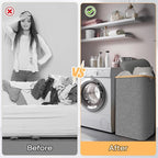 BALEINE 100L Laundry Hamper with Lid, Large Laundry Basket Bin - Image 6