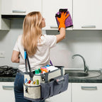Cleaning Caddy for Cleaning Suppliers Organizer with Pockets for House Cleaning Essentials, Cleaning Organizer, Wearable Cleaing Bag Tote, Storage Caddy for Housekeeping - Image 6