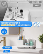 Toothbrush Holders for Bathroom with 1 Pack Qtip Holder - Image 5