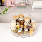 2 Pack Lazy Susan 9.25" Turntable Rotating Spin Organizer Storage - Image 9