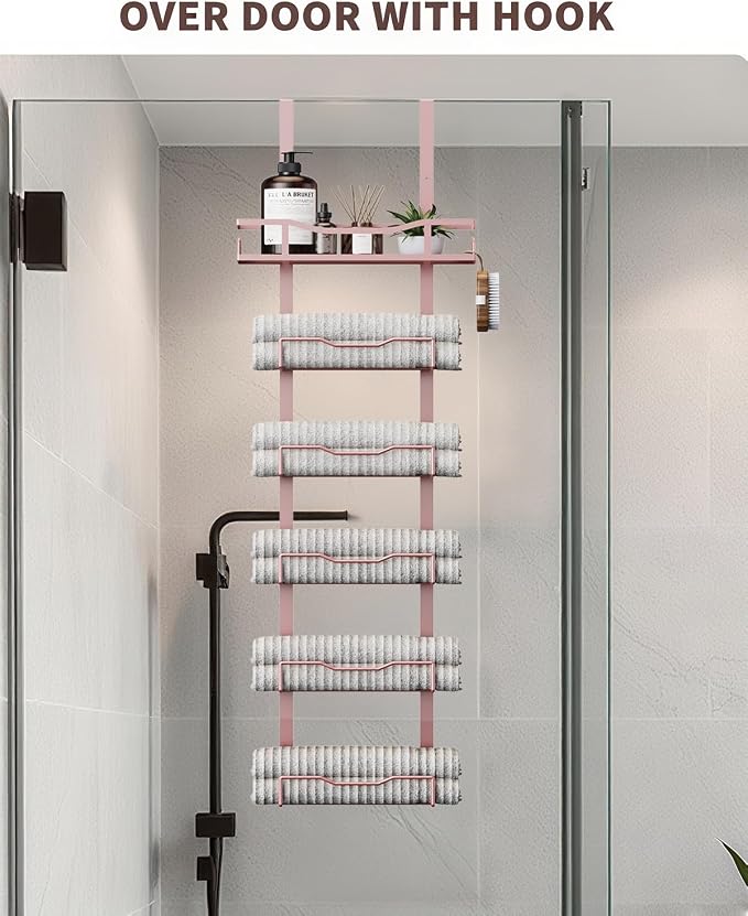 Aetyord Hanging Towel Racks for Bathroom Storage - Image 3