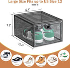 caktraie 10 Pack Shoe Organizer Stackable - Image 4