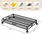 Under Bed Shoe Storage, Rolling Under-bed Storage Containers - Image 3