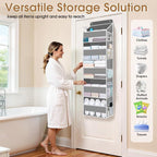 Over The Door Organizer Storage behind Door Hanging Organizer for Nursery - Image 7