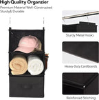 GRANNY SAYS Hanging Closet Organizer, 5 Drawers, 6 Shelves, 4 Pockets | Hanging Closet Organizer with 5 Different Drawer Designs, 6 Shelves & Reinforced Structure for Organized Small Spaces, Black - Image 6
