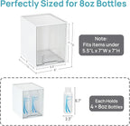 Vtopmart White Stackable Storage Drawers, 2 Pack Tall Organizers - Image 2